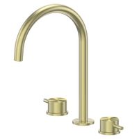 Смеситель ABBER Wasser Kreis 316 AF8108BG-M для раковины, золото брашированное — фото 1, Смесители для раковины