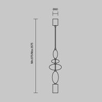 Подвесной светильник Maytoni MOD071PL-L8B3K1 — фото 11, Подвесные светильники