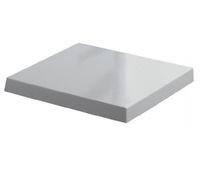 Сиденье с крышкой SIMAS FROZEN с микролифтом цвет белый хром FZ004 — фото 1, Сиденья для унитаза