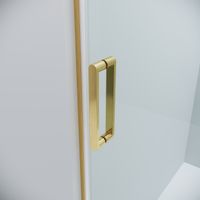 Товар: Дверь в нишу Grossman Classic (130х195) золото сатин,стекло прозрачное,раздвижная, 1 место арт-100.K33.04.130.32.00 - фото 6 Дверь в нишу Grossman Classic (130х195) золото сатин,стекло прозрачное,раздвижная, 1 место арт-100.K33.04.130.32.00 — фото 6, Раздвижные душевые двери