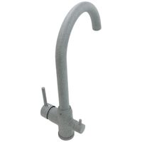 NAPOLI Смеситель д/кухни совмещенный с краном для питьевой воды, темно-серый камень арт-32664 — фото 5, Смесители для кухни