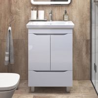 Тумба под раковину VIGO Grani 60 напольная белый (284) — фото 2, Тумбы под раковину