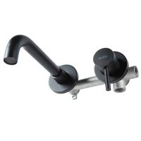 BOND Smart Смеситель настенный для раковины с внутренней частью, однорычажный черный матовый арт-B68-4288 — фото 5, Смесители для раковины