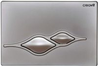 CREAVIT Кнопка для инсталляции UFO матовая хром GP1003.00 — фото 1, Кнопки смыва