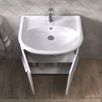 Тумба под раковину VIGO Hoska 60 напольная белый арт-230 — фото 4, Тумбы под раковину