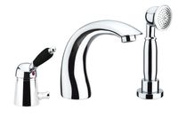 Смеситель на борт ванны Fiore IMPERIAL BLACK 89CR5105, хром — фото 1, Смесители на борт ванны