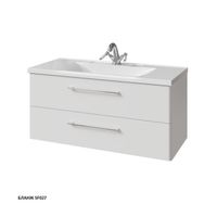 АККОРД тумба 100, 2ящ арт-2221-SF027 — фото 1, Тумбы под раковину