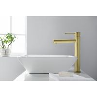 Смеситель для раковины-чаши Timo Saona 2311/17F золото матовое — фото 1, Смесители для раковины