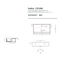 Раковина Artceram Scalino подвесная/накладная с одним отверстием цвет белый матовый SCL006 05 00 — фото 1, Раковины подвесные