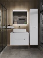 Товар: Orange Line Li-80TuwMDF+B07-600W тумба с раковиной подвесная 80 см, белый Li-80TuwMDF+B07-600W - фото 5 Orange Line Li-80TuwMDF+B07-600W тумба с раковиной подвесная 80 см, белый Li-80TuwMDF+B07-600W — фото 5, Тумбы с раковиной