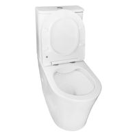 Унитаз-компакт Azario ANTEO ROUND 385х630х820 напольный, безободковый, быстросъемное сиденье микролифт арт-AZ-1219A — фото 3, Напольные унитазы