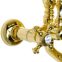 PRESTIGE См-ль д/ванны внешний плоский излив, бронза 32450 — фото 5, Смеситель для ванны