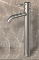 Смеситель для раковины Bossini Teo Z00703.094 высокий с донным клапаном цвет никель шлифованный — фото 1, Смесители для раковины