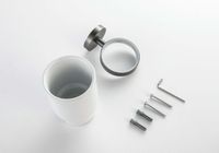 Товар: AQ4604BGM БЕТТА стакан с держателем, оружейная сталь - фото 2 AQ4604BGM БЕТТА стакан с держателем, оружейная сталь — фото 2, Стаканы для зубных щеток