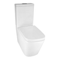 Унитаз-компакт Azario Etéreo 640х370х810 напольный, безободковый, система смыва "Скрытое Торнадо", с быстросъемным сиденьем микролифт арт-AZ-8203 — фото 1, Напольные унитазы