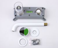 Товар: Смеситель для раковины встраиваемый Bronze de Luxe , белый/зеленый арт-9007W-G - фото 6 Смеситель для раковины встраиваемый Bronze de Luxe , белый/зеленый арт-9007W-G — фото 6, Смесители для раковины