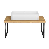 Столешница массив Санди 800*470*40 арт-11382 — фото 3, Столешницы под раковину