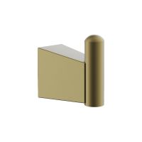 Крючок для ванной комнаты BELZ , брашированное золото арт-B91305-1 — фото 1, Крючки для полотенец