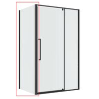 Боковая стенка Niagara Nova NG-A100GR-34 (100х195) графит,стекло прозрачное,1 место — фото 2, Боковые стенки