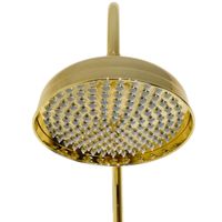 PRESTIGE Душевой настенный гарнитур (см-ль д/ванны/колонна ARCO/верхний душ/шланг/ручной душ),золото арт-32781 — фото 8, Душевые стойки