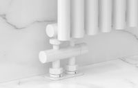 Вентиль Вентиль Сунержа 2х3/4" прямой скрытый-скрытый EU50 Белый арт-12-1419-3434 — фото 1, Комплектующие для полотенцесушителей