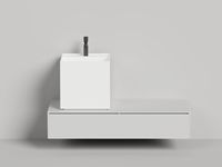 Раковина накладная ARMONIA SQUARE TOP 03 
без отверстия под смеситель 130523TM — фото 1, Раковины