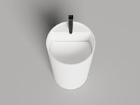 Раковина напольная ARMONIA ROUND TOP 01 
без отверстия под смеситель
в цвете по RAL
покраска по RAL полностью 130411TGF — фото 5, Раковины