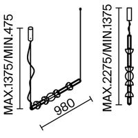 Товар: Подвесной светильник Maytoni MOD210PL-L39BS3K - фото 2 Подвесной светильник Maytoni MOD210PL-L39BS3K — фото 2, Подвесные светильники