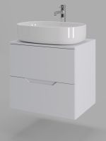 Товар: Orange Line Li-60TuwMDF+B08-600W тумба с раковиной подвесная 60 см, белый Li-60TuwMDF+B08-600W - фото 8 Orange Line Li-60TuwMDF+B08-600W тумба с раковиной подвесная 60 см, белый Li-60TuwMDF+B08-600W — фото 8, Тумбы с раковиной