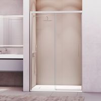 Душевая дверь RGW LE-12 150x195, профиль хром, стекло прозрачное/6 мм, арт-34121215-11 — фото 2, Раздвижные душевые двери