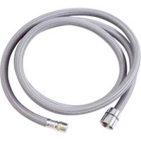 PH1507 Душевой шланг к смесителю для кухни типа V10, 1/2"xM15x1, 150 см пластиковый, СЕРЫЙ — фото 1, Душевые шланги