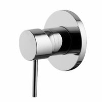 Смеситель для душа, Fima Carlo Frattini, Spillo Up, тип открывания воды-однорычажный, тип регулирования воды-керамический картридж, монтаж-настенный встраиваемый, отверстия для монтажа-1, внутренняя часть-необходимо заказать, цвет-брашированное золото арт-F3033/1OS — фото 1, Смеситель для душа