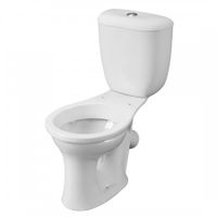 Унитаз-компакт Виктория косой выпуск, с бачком Виктория н/п., кнопочной арматурой и сиденьем SANTE 1P3016S0000BF — фото 2, Напольные унитазы