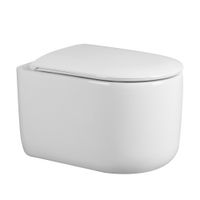 Унитаз ABBER Bequem AC1129 подвесной белый, безободковый, смыв торнадо — фото 1, Подвесные унитазы