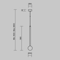Подвесной светильник Maytoni MOD383PL-L4B3K — фото 2, Подвесные светильники