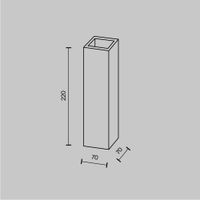 Настенный светильник (бра) Technical арт-C190-WL-02-W — фото 9, Бра