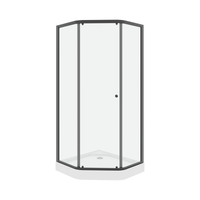 Ограждение VIVA90B N душевое Ceruttispa без поддона (90x90x195) — фото 53, Прямоугольные душевые уголки