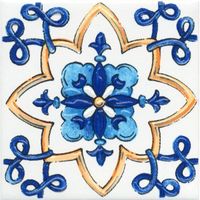 STG\A452\5232 Декор Капри майолика 20х20 (30шт) STG\A452\5232 — фото 1, Декоративные элементы