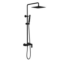 Товар: AQ2465MB ЛИРА душевая система (смеситель для душа) 250х250мм, матовый черный - фото 1 AQ2465MB ЛИРА душевая система (смеситель для душа) 250х250мм, матовый черный — фото 1, Душевые системы