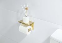 Товар: AQ4939BG ЕВРОПА бумагодержатель с полкой, шлиф. золото - фото 5 AQ4939BG ЕВРОПА бумагодержатель с полкой, шлиф. золото — фото 5, Держатели туалетной бумаги