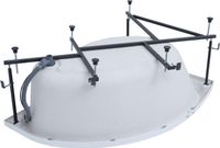 Акриловая ванна Aquanet Jamaica 160x100 L (с каркасом) 00205486 — фото 15, Акриловые ванны