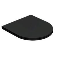 Сиденье с крышкой GLOBO FORTY3 с микролифтом цвет черный матовый FOR22AR — фото 1, Сиденья для унитаза