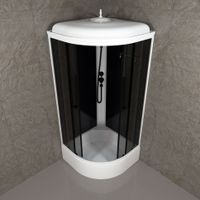 ДК Грэй-Блэк 90*90 В (7 мест+сифон D50) арт-Щ0000067303 — фото 12, Душевые кабины