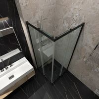 ДШ Фикс-Блэк 90*90, квадрат (2 места) арт-Щ0000067440 — фото 8, Квадратные душевые уголки