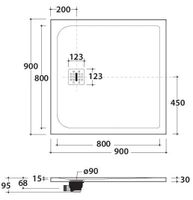 Товар: Душевой поддон GLOBO DOCCIAPIETRA с антислипом цвет белый арт-DP09090501 - фото 2 Душевой поддон GLOBO DOCCIAPIETRA с антислипом цвет белый арт-DP09090501 — фото 2, Душевые поддоны из искусственного камня