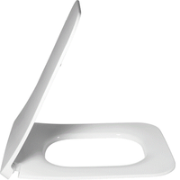 Сиденье для унитаза, Villeroy&Boch, Venticello, с крышкой, ширина, мм-379, глубина, мм-436, с плавным опусканием SoftClose, материал шарниров-нержавеющая сталь, цвет шарниров-нержавеющая сталь, материал сиденья-дюропласт, цвет-альпийский белый (белый Alpin) 9M80S101 — фото 1, Сиденья для унитаза