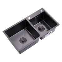 Кухонная мойка Splenka S706.7843.09, графит — фото 1, Кухонные мойки