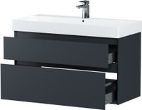 Тумба под раковину Allen Brau Infinity 100 антрацит матовый арт-1.210027.AM — фото 7, Тумбы под раковину