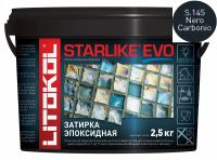 Затирка эпоксидная Litokol STARLIKE EVO S.145 NERO CARBONIO 485200003 — фото 1, Затирка для плитки