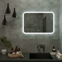 Зеркало с LED-подсветкой MARONI (80*55) /AQUA DE MARCO Mar80/55 — фото 1, Зеркала в ванную комнату